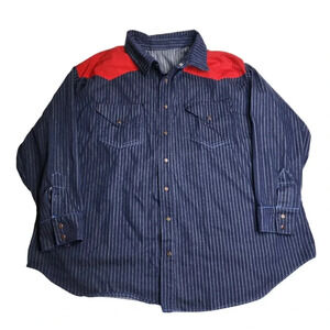 Lee West Cal‎ .45 Snap Button Shirt Jacket Size 3XL
